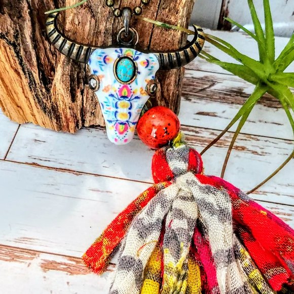 The Girl With Kaleidoscope Eyes Jewelry - Wild West Boho Pendent